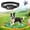 black, variant on GPS wireless dog fence system, adjustable from 49 to 6561 feet, invisible electronic fence, 3 training modes (buzzer/vibration/electric shock), rechargeable pet fence collar suitable for small, mediu