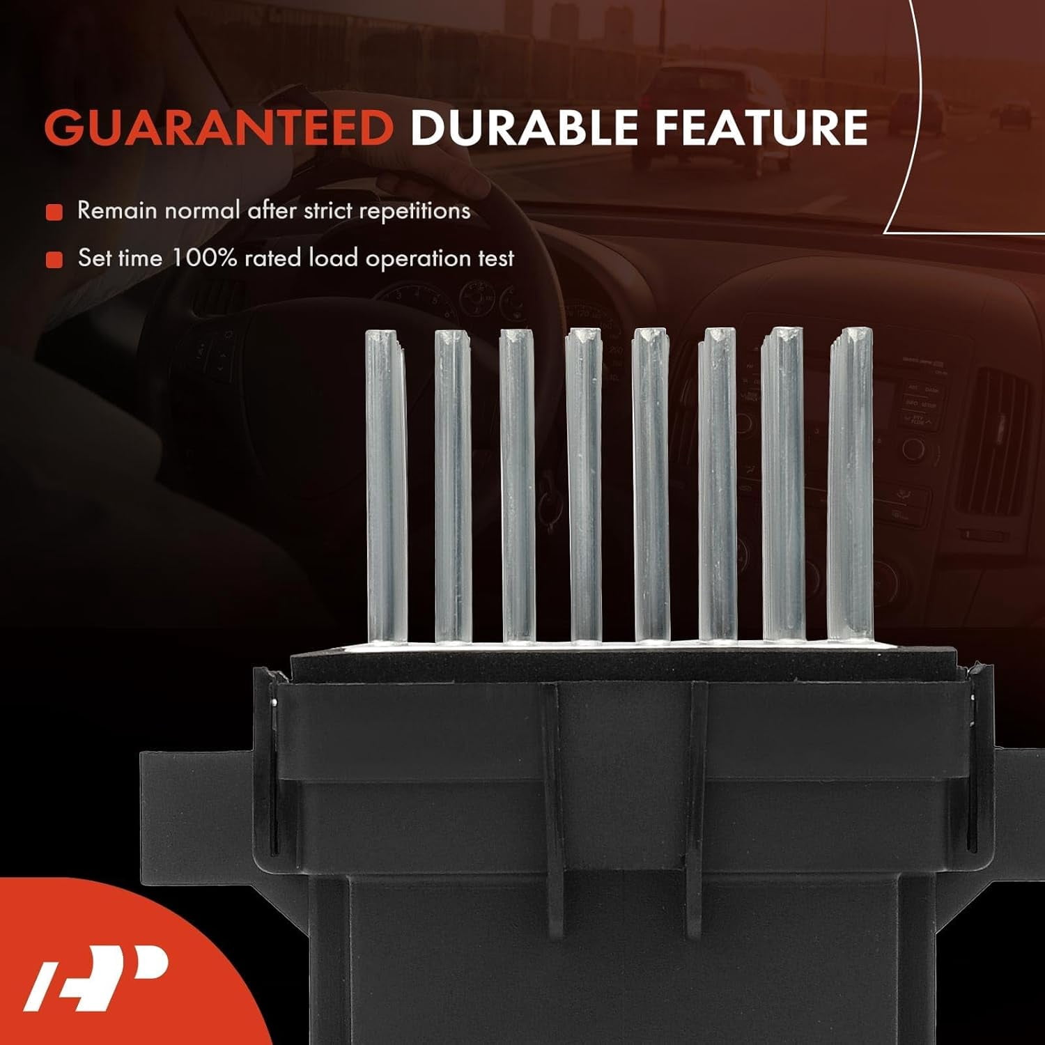 A-Premium HVAC Blower Motor Resistor Compatible with Buick Cadillac Chevrolet GMC Hummer & Saturn Vehicles - Escalade Avalanche Cruze Malibu Silverado 1500 Suburban Sierra 1500 Yukon & More
