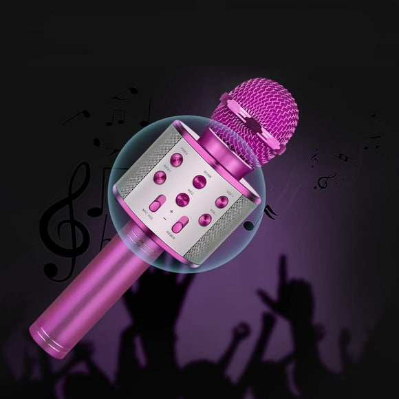 Stylish Wireless Karaoke Microphone, Wireless Portable Handheld Bluetooth Karaoke Microphone, Fashionable, Best Gift for Girls