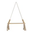 thumbnail image 3 of SDNall Cotton Rope Decorative Rack Wall Wooden Frame Crafts Display Rack, 3 of 9
