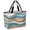 Teal Brown White, variant on Flowers Bird Beach Bag for Women, Large Breathable Mesh Beach Tote Bag, Vintage Lavender Purple Botanical Leaf Sandproof Lightweight Travel Bags for Vacation Picnic Swimming Pool 15.7"x15.7"x9.1"
