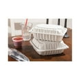 thumbnail image 3 of Pactiv Evergreen EarthChoice Vented Microwavable MFPP Hinged Lid Container, 9 x 6 x 2.75, White, Plastic, 170/Carton, 3 of 5
