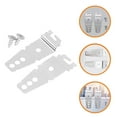 thumbnail image 6 of dishwasher bracket Dishwasher Brackets - Metal, 2pcs, Mounting Screws (Home, Bathroom, Laundry) (2.99X1.02X0.04Inch), 6 of 10