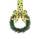 thumbnail image 5 of 1/4 Piezas Pequeña Corona Navidad 11 8 Pulgadas Gabinete Mini () Verde, 5 of 9