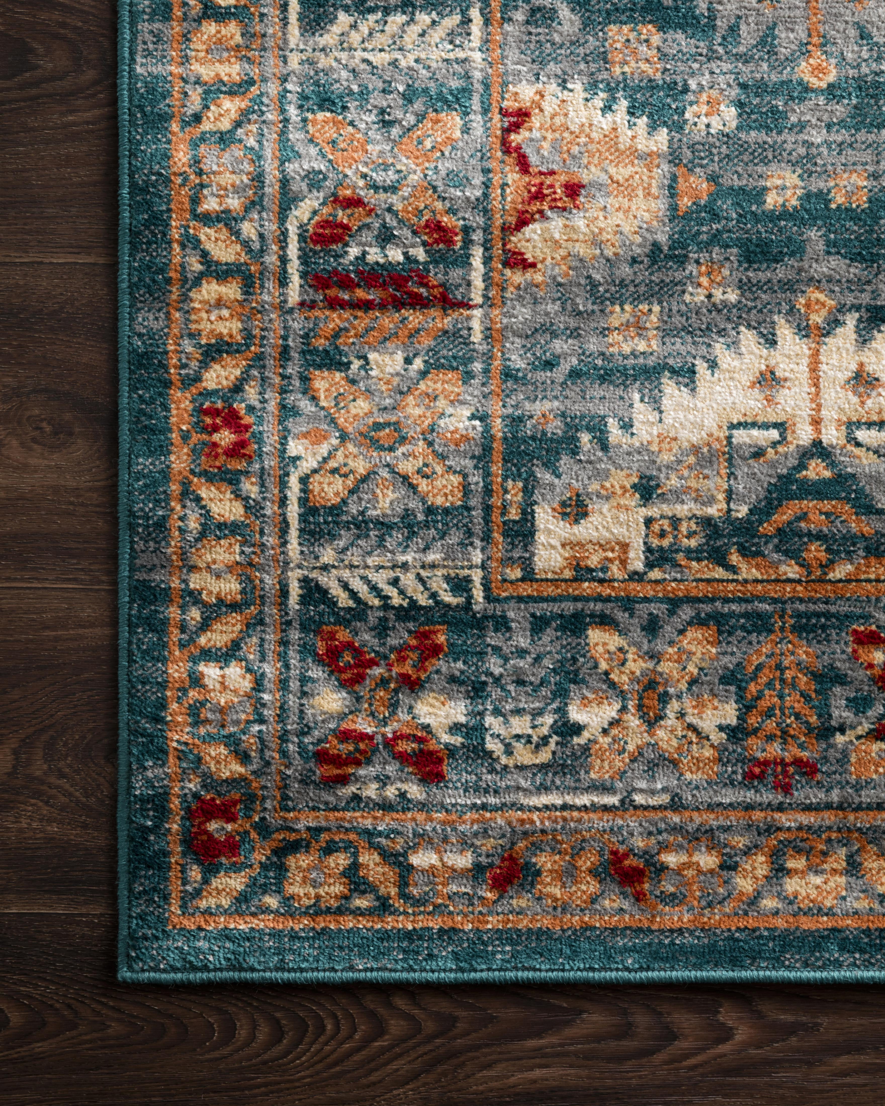 Loloi II Isadora Oriental Lagoon / Multi Area Rug