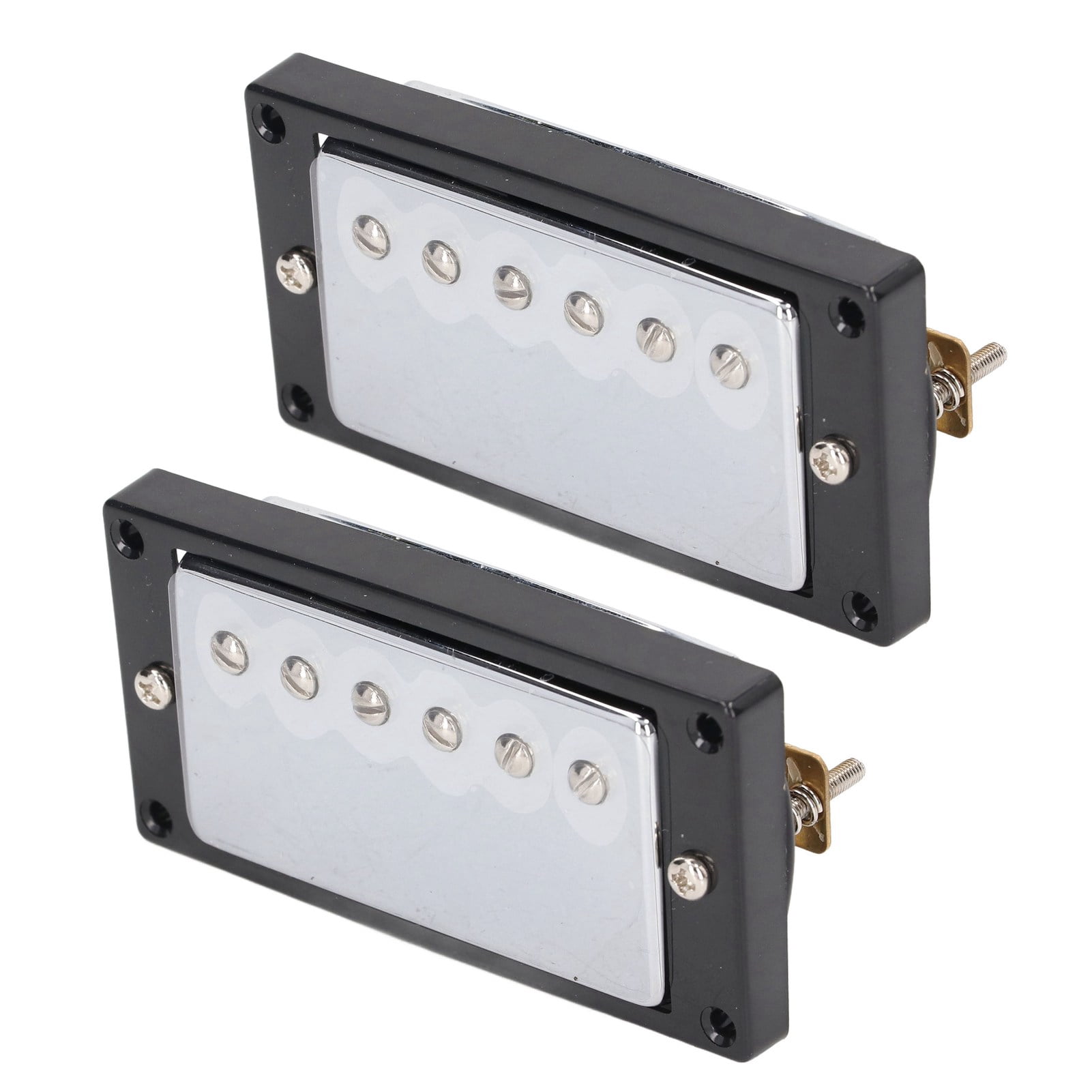 Double Coil Pickup Neck Bridge Metal for LP Style Electric Guitar Parts Replacement
