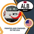 thumbnail image 3 of Magnet Me Up Albania Albanian Euro Oval Magnet Decal, 4x6 In, for Car, Truck, SUV, 3 of 7