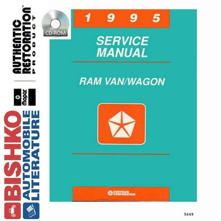 Ram Van Wagon Owners Manual Bishko OEM Digital Repair Maintenance Shop Manual CD for Dodge Truck Ram Van, Wagon 1995 ()