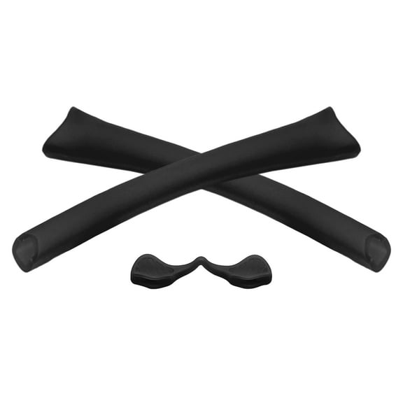 Vonxyz Black Replacement Earsocks Nosepieces Rubber Kits for Oakley Radar Path/Pitch/Range/Edge Sunglasses