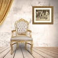 thumbnail image 3 of Remington, Frederic 14x12 Gold Ornate Wood Framed with Double Matting Museum Art Print Titled - A Haircut in a Cavalry Stable, 3 of 4