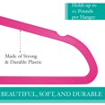 thumbnail image 4 of 25 Pack Slim Velvet Suit Hangers in Gray, 4 of 6