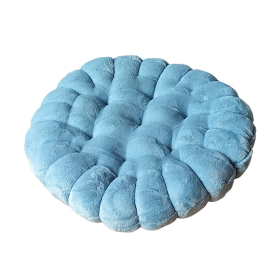 Round Floor Cushion Ottoman, Thick and Soft Seat Pillow for Bedroom, Lounge, Balcony, and Yoga, Versatile Decor Piece for Cozy Seating and Comfortable Lounging, in Calming Color Options