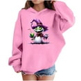 thumbnail image 2 of YUNAFFT Japanese Knit Fleece Hooded Sweatshirt For Boys & Girls 3-14Y, Casual Halloween Pullover With Multiple Colors, Cozy Long Sleeve Winter Top, 2 of 9
