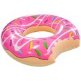 thumbnail image 4 of Giant Strawberry Pink 43” Donut Swimming Ring Tube Pool Float, 4 of 4