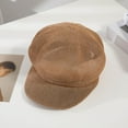 thumbnail image 3 of Women's Papyrus Balloon Hat Plain Peaked Hat Sun Hat Bread Flat Hat Newsboy Hat, 3 of 3