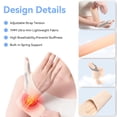thumbnail image 4 of Goldeer 2 Pack Thumb Wrist Brace, Compression Stabilizer Thumb Support for Carpal Tunnel, Arthritis, Tendonitis and Pain Relief, 4 of 8