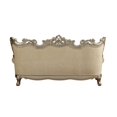 thumbnail image 2 of ACME Ranita Fabric Upholstered Sofa in Champagne and Beige, 2 of 5