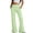 Light green, variant on Siminsem High Waisted Flared Yoga Pants With Pockets for Women Butt Lifting Workout Leggings Petite Palazzo Pants Casual Summer Beach Travel Clothes Lounge Wide Leg, White, 2XL