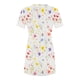 thumbnail image 5 of Puntoco Vestido De Mujer De Manga Corta Con Estampado Floral Y Cuello Redondo Blanco Xxl,Regalos Para Mujer Joven, 5 of 6
