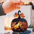thumbnail image 2 of Decoraciones De Halloween Adorno Colgante De Calabaza Acrílica En 2D Para Fiestas En Casa, Ventanas, Paredes Y Puertas, 2 of 6