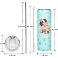 thumbnail image 5 of Pug Travel Mug for Hot and Cold, Pug Gifts for Pug Lovers, Pug Water Bottle/Mug, Funny Pug Themed Gifts for Pug Lovers Kids Men Women, Pug Party Supplies/Decor, 20 Oz Pug Tumbler with Straw and Lid, 5 of 5
