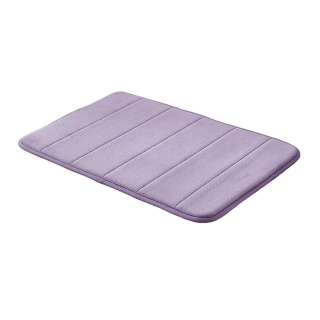 Memory Foam Bath Mat Set for Bathroom Floor Comfort Universal Soft Non Absorbent Washable Toilet Rug