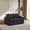 Black, variant on Newest Foldable Sofa Bed with USB & Phone Stand, Black Suede Upholstered Adjustable Back Couch, 400lb Capacity