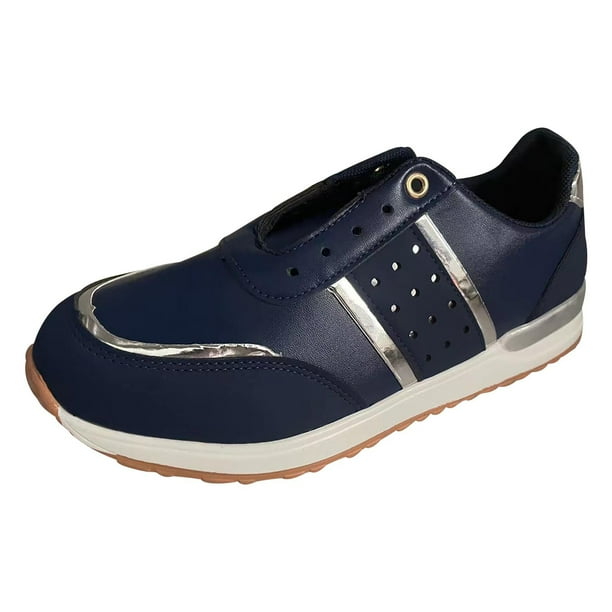 Zapatos para mujer, suela gruesa redonda, costuras bajas, para deportes al aire libre, con cordones, cómodos zapatos casuales, zapatos para correr, botas de vaquero