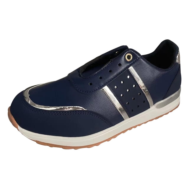 Zapatos para mujer, suela gruesa redonda, costuras bajas, para deportes al aire libre, con cordones, cómodos zapatos casuales, zapatos para correr, botas de vaquero