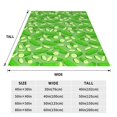 thumbnail image 3 of Balery Green Cucumber Manta de Felpa Suave y Acogedora – Cobija de Franela Aterciopelada para Cama, Lavable y Cálida para Sofá, Mascotas, Transpirable-80"x60", 3 of 7