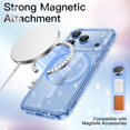 thumbnail image 6 of JETech Magnetic Glitter Case for iPhone 18 Pro |Compatible with MagSafe, Sparkle Bling (Glacier), 6 of 6