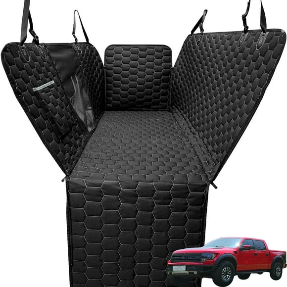 Funda de asiento de coche para perros Meginc para camiones, impermeable, F150 Ram 1500