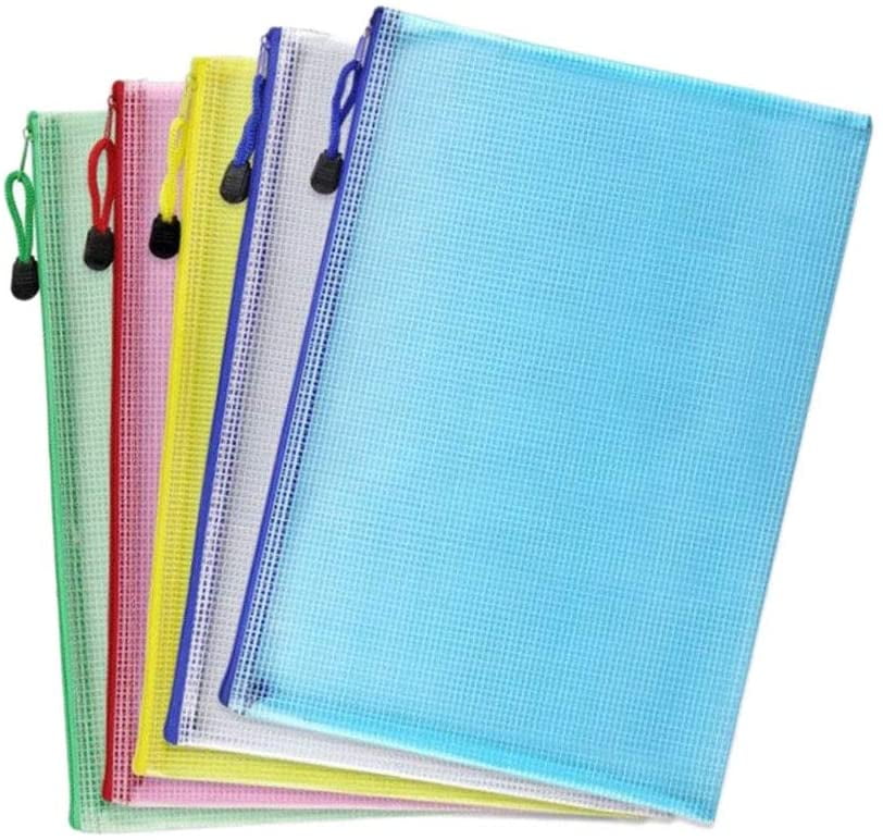 plastic zip folder