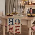 thumbnail image 2 of Table Runners 70 Inches Long Dress Scarves, Beige Vintage Farmhouse Coffee/Dining/Kitchen Table Decor, Holiday Table Runner, American Flag Farmhouse Retro Art Rustic 13x70 Inch, 2 of 9