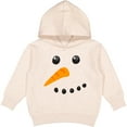 thumbnail image 2 of Inktastic Snowman Face Toddler Hoodie, 2 of 4
