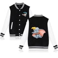 thumbnail image 2 of Chaqueta de béisbol Dumbo para hombre y mujer, chaquetas estilo hip hop estilo Harajuku, ropa de calle para niños y niñas, abrigos universitarios holgados, 2 of 5