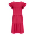 thumbnail image 5 of KaLI_store Summer Dresses for Women Womens Summer Casual Dress Boho Short Sleeve Loose Swing Tunic Dresses Hot Pink,M, 5 of 5
