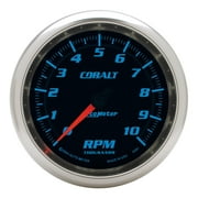 AUTO METER 6297 3-3/8IN TACH, 10,000 RPM, IN-DASH, COBALT