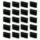 thumbnail image 5 of 50 tiras de silicona transparentes para perchas, antideslizantes, para pantalones, aptas para uso en interiores y exteriores, color negro, 5 of 7