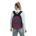 thumbnail image 7 of Lsque Wild Berries Pattern Adult Backpack – Durable & Lightweight PU Canvas Storage Bag , 15” Laptop Compartment, and Multiple Pockets, 7 of 7