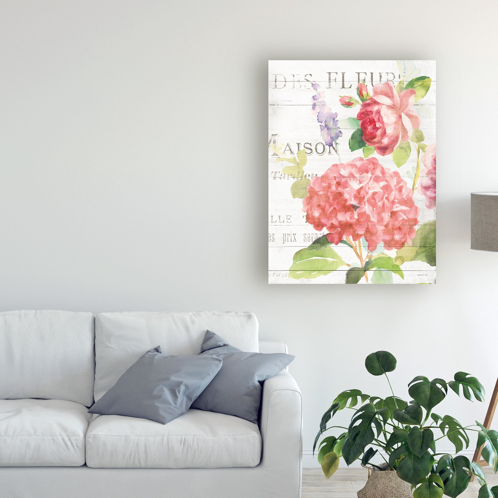 Trademark Fine Art 'Maison Des Fleurs IV' Canvas Art by Danhui Nai