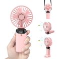 thumbnail image 1 of Ventilador de cuello Colgante portátil Sincero 3000mah USB-C recargable 5 modos de Velocidad potente con base, 1 of 5