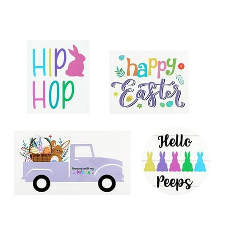 

Easter Decoration Rabbit Ornament Wooden Home Decoration Tabletop Tray Decoration Ornament Three Tier Tray for Kitchen Small Kitchen Signs Stand Small Wooden Tie Stand Holiday Tier Serving Tray