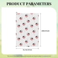 thumbnail image 4 of Easygdp Umbrella Cat Golf Towel 24x16in for Men and Women with Carabiner Clip for Easy Attachment, 4 of 8