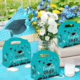 thumbnail image 3 of College Graduation Gift Boxes Teal Blue - 12pcs Congrats Grad Party Favor Treat Boxes Graduation Goodie Candy Boxes, Congrats Grad Foldable Cardboard Decorations Box for Graduation Season Theme Party, 3 of 7