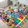 thumbnail image 2 of Kids Play Rug ABC Educational Area Rug, Alphabet Animal Soft Non-Slip Carpet for Toddler Bedroom Playroom 110x78.7 Inch Blue, 2 of 5