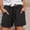 Black, variant on Itsame Women Walk Shorts With Pockets Womens Linen Short Sweat Pants Relaxed Cotton Wide Leg Shorts Hot Pink Size XL