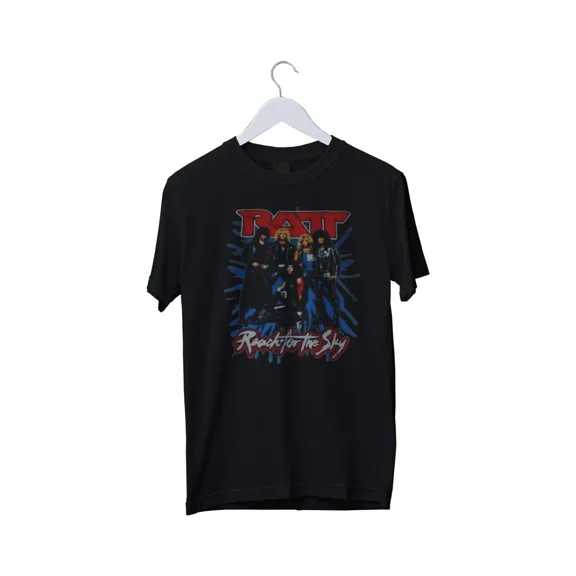 Vintage Ratt Reach For The Sky Graphic Print T-Shirt Mens S M L XL 2 3 4 XL