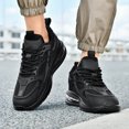 thumbnail image 7 of Men's Lace‑Up Air Cushion Athletic Sneakers Breathable Mesh Upper Supportive Sport Shoes for Running Daily Workout, 7 of 7