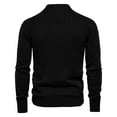 thumbnail image 3 of Lindreshi Cardigan Sweaters for Women Men's Fashion Zipper Sweater Cardigan Stand up Collar Knitted Long Sleeved, 3 of 4